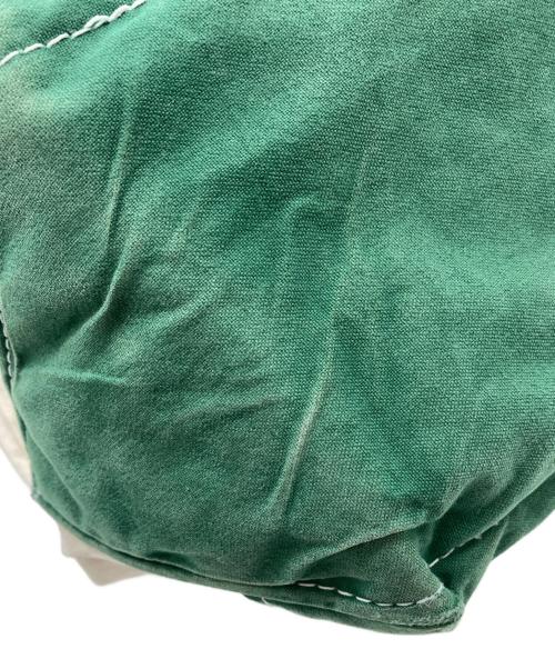 L.L.Bean（エルエルビーン）L.L.Bean (エルエルビーン) REMI RELIEF (レミレリーフ) Canvas Large Tote Bag アイボリー×グリーンの古着・服飾アイテム