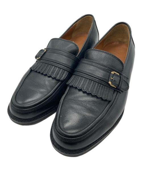 Yves Saint Laurent（イヴサンローラン）Yves Saint Laurent (イヴサンローラン) キルトローファー ブラック サイズ:26の古着・服飾アイテム