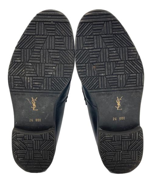 Yves Saint Laurent（イヴサンローラン）Yves Saint Laurent (イヴサンローラン) キルトローファー ブラック サイズ:26の古着・服飾アイテム