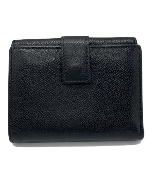 Salvatore Ferragamo（サルヴァトーレ フェラガモ）Salvatore Ferragamo (サルヴァトーレ フェラガモ) ガンチーニ3つ折り財布 ブラックの古着・服飾アイテム
