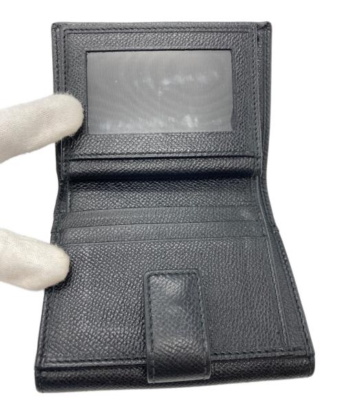 Salvatore Ferragamo（サルヴァトーレ フェラガモ）Salvatore Ferragamo (サルヴァトーレ フェラガモ) ガンチーニ3つ折り財布 ブラックの古着・服飾アイテム