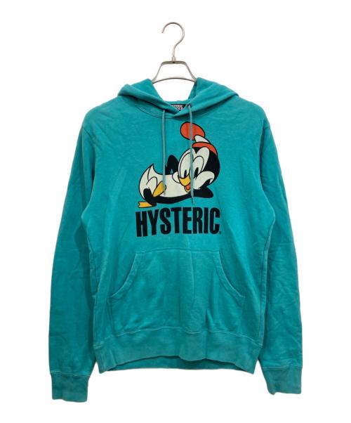 Hysteric Glamour（ヒステリックグラマー）Hysteric Glamour (ヒステリックグラマー) チリーウィリー パーカー ブルー サイズ:Mの古着・服飾アイテム