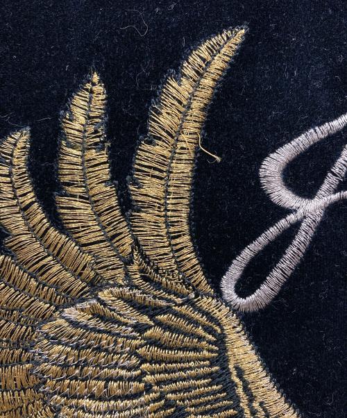 CORSAIRE（CORSAIRE）CORSAIRE (CORSAIRE) 古着龍刺繍スーベニアジャケット ブラック サイズ:Freeの古着・服飾アイテム