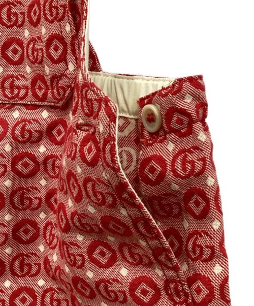 GUCCI（グッチ）GUCCI (グッチ) オーバーオール レッド サイズ:24(90/53)の古着・服飾アイテム