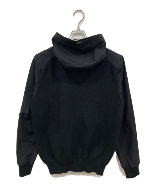 HERNO（ヘルノ）HERNO (ヘルノ) ニットコンビパーカー ブラック サイズ:50の古着・服飾アイテム