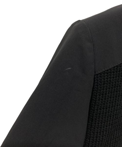 HERNO（ヘルノ）HERNO (ヘルノ) ニットコンビパーカー ブラック サイズ:50の古着・服飾アイテム
