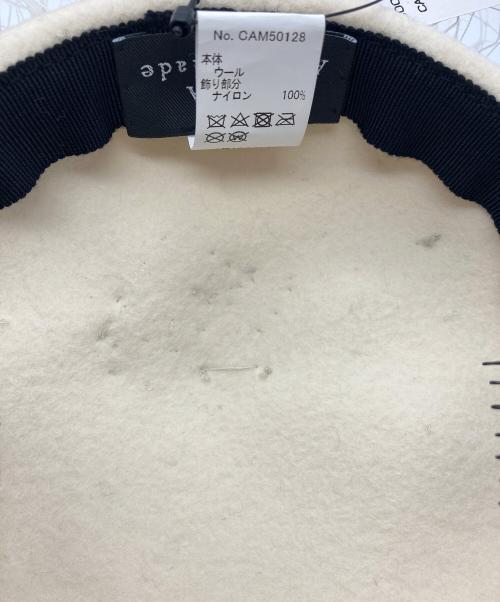 CA4LA（カシラ）CA4LA (カシラ) カクテルハット ホワイト 未使用品の古着・服飾アイテム