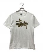 stussyステューシー）の古着「プリントTシャツ」｜ホワイト