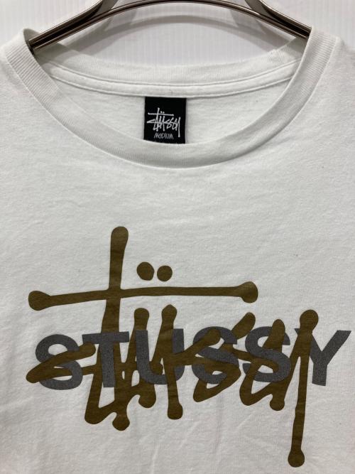 stussy（ステューシー）stussy (ステューシー) プリントTシャツ ホワイト サイズ:Mの古着・服飾アイテム