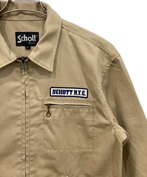 Schott（ショット）Schott (ショット) ワークジャケット ベージュ サイズ:Lの古着・服飾アイテム