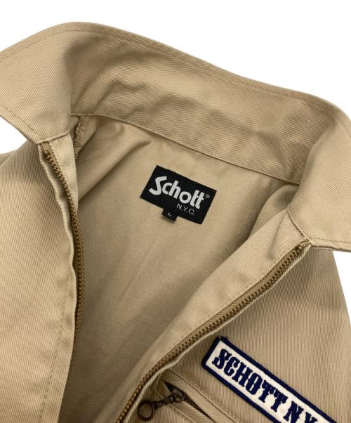 Schott（ショット）Schott (ショット) ワークジャケット ベージュ サイズ:Lの古着・服飾アイテム