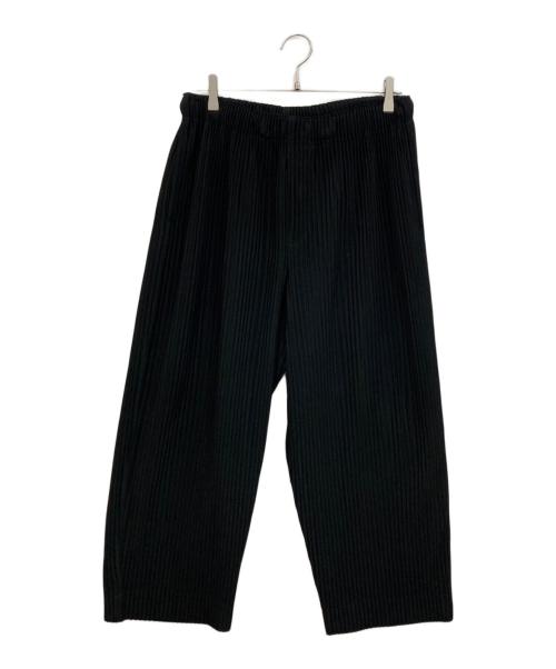 HOMME PLISSE ISSEY MIYAKE（オム プリッセ イッセイ ミヤケ）HOMME PLISSE ISSEY MIYAKE (オム プリッセ イッセイ ミヤケ) プリーツパンツ ブラック サイズ:3の古着・服飾アイテム