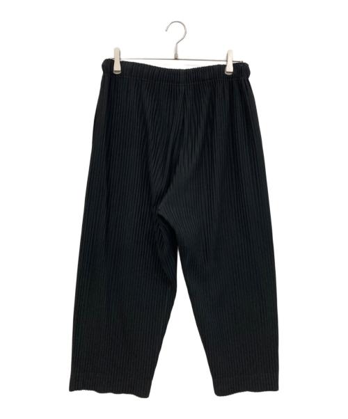 HOMME PLISSE ISSEY MIYAKE（オム プリッセ イッセイ ミヤケ）HOMME PLISSE ISSEY MIYAKE (オム プリッセ イッセイ ミヤケ) プリーツパンツ ブラック サイズ:3の古着・服飾アイテム
