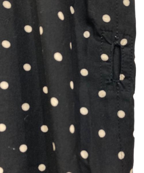 tricot COMME des GARCONS（トリココムデギャルソン）tricot COMME des GARCONS (トリココムデギャルソン) ドット柄キャミソールワンピース ブラック サイズ:Mの古着・服飾アイテム
