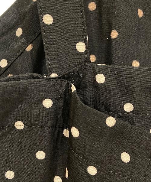 tricot COMME des GARCONS（トリココムデギャルソン）tricot COMME des GARCONS (トリココムデギャルソン) ドット柄キャミソールワンピース ブラック サイズ:Mの古着・服飾アイテム