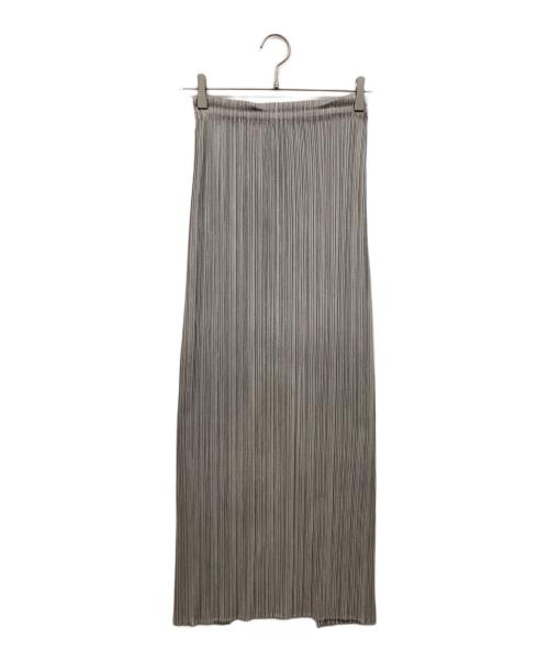 PLEATS PLEASE（プリーツプリーズ）PLEATS PLEASE (プリーツプリーズ) プリーツスカート ベージュ サイズ:4の古着・服飾アイテム