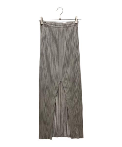 PLEATS PLEASE（プリーツプリーズ）PLEATS PLEASE (プリーツプリーズ) プリーツスカート ベージュ サイズ:4の古着・服飾アイテム