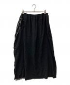 BASERANGE×FREAK'S STOREベースレンジ×フリークスストア）の古着「ラップスカート」｜ブラック