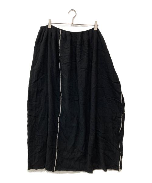 BASERANGE（ベースレンジ）BASERANGE (ベースレンジ) FREAK'S STORE (フリークスストア) ラップスカート ブラック サイズ:Sの古着・服飾アイテム