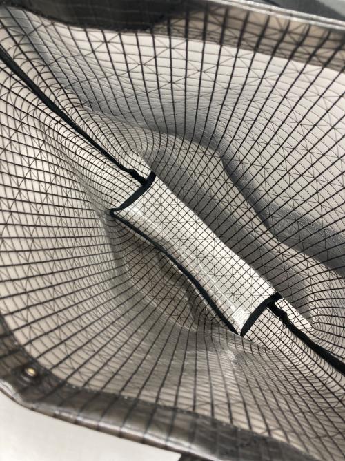 beautiful people（ビューティフルピープル）beautiful people (ビューティフルピープル) クリアトートバッグ ブラックの古着・服飾アイテム