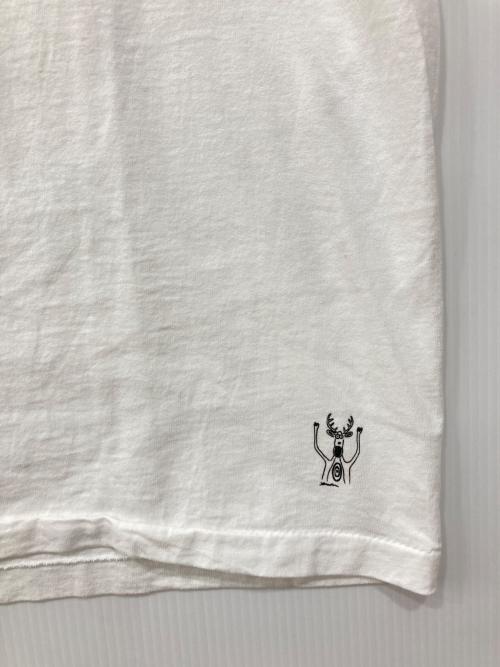 THE FAR SIDE（ザファーサイド）THE FAR SIDE (ザファーサイド) プリントTシャツ ホワイト サイズ:Lの古着・服飾アイテム
