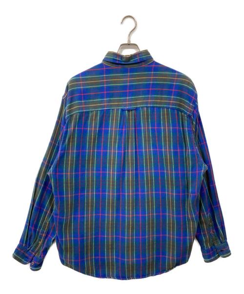 Eddie Bauer（エディーバウアー）Eddie Bauer (エディーバウアー) ボタンダウンチェックシャツ マルチカラー サイズ:XLの古着・服飾アイテム