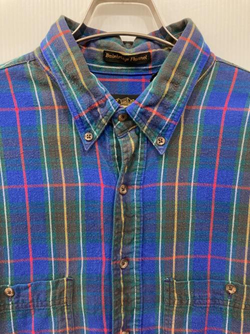 Eddie Bauer（エディーバウアー）Eddie Bauer (エディーバウアー) ボタンダウンチェックシャツ マルチカラー サイズ:XLの古着・服飾アイテム