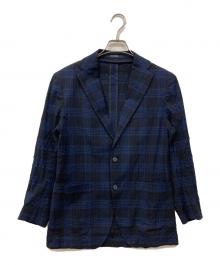 TAGLIATORE（タリアトーレ）の古着「テーラードジャケット」｜ブラック×ブルー