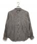 AUBERGE（オーベルジュ）の古着「リネンスタンドカラー シャツ」｜グレー