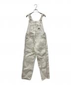 CarHarttカーハート）の古着「ビブオーバーオールストレート」｜ホワイト