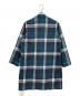 WTAPS (ダブルタップス) フランネルチェックガウンコート ブルー×ホワイト サイズ:X01：27000円