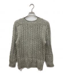 INVERALLAN（インバーアラン）の古着「ケーブルニット」｜グレー