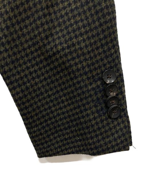 LARDINI（ラルディーニ）LARDINI (ラルディーニ) ウールテーラードジャケット ネイビー×グリーン サイズ:44の古着・服飾アイテム