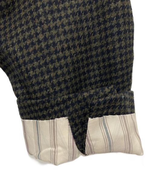 LARDINI（ラルディーニ）LARDINI (ラルディーニ) ウールテーラードジャケット ネイビー×グリーン サイズ:44の古着・服飾アイテム