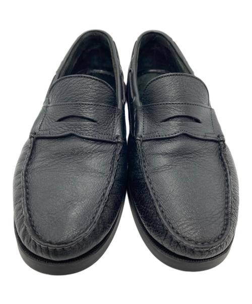 PARABOOT（パラブーツ）PARABOOT (パラブーツ) BEAMS (ビームス) コインローファー ブラック サイズ:5の古着・服飾アイテム