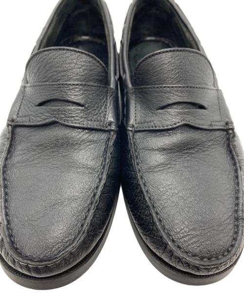 PARABOOT（パラブーツ）PARABOOT (パラブーツ) BEAMS (ビームス) コインローファー ブラック サイズ:5の古着・服飾アイテム