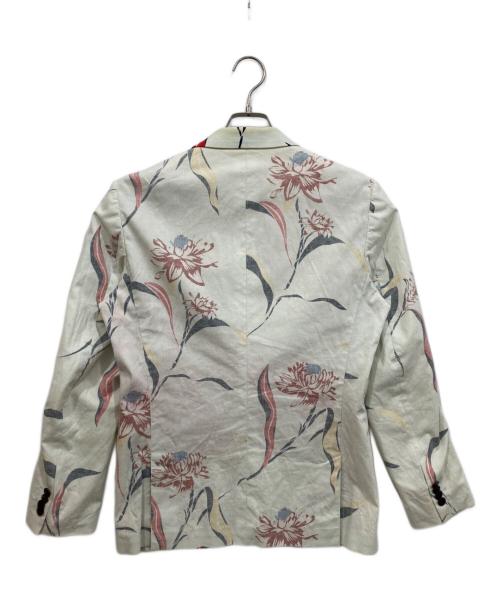 PAUL SMITH（ポールスミス）PAUL SMITH (ポールスミス) 総柄ジャケット ホワイト サイズ:Mの古着・服飾アイテム