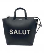 michinoミチノ）の古着「SALUT 2way バッグ」｜ブラック