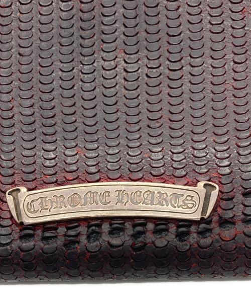 CHROME HEARTS（クロムハーツ）CHROME HEARTS (クロムハーツ) ノベルティ ラウンドジップウォレット ブラウンの古着・服飾アイテム