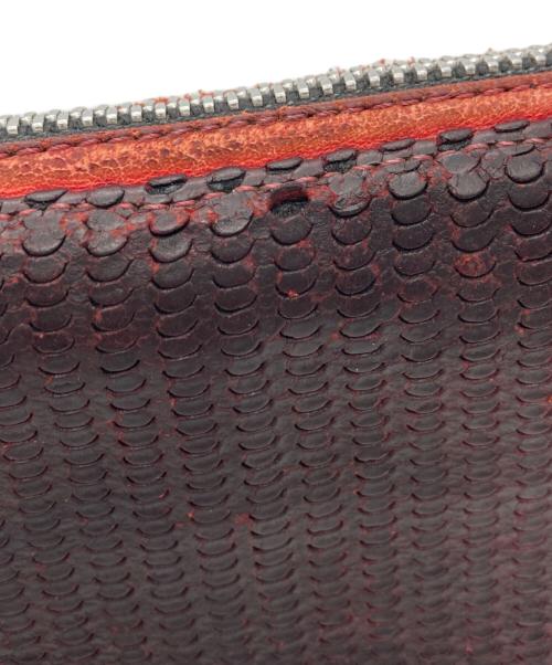 CHROME HEARTS（クロムハーツ）CHROME HEARTS (クロムハーツ) ノベルティ ラウンドジップウォレット ブラウンの古着・服飾アイテム