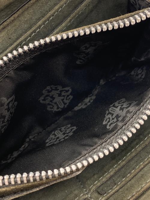 CHROME HEARTS（クロムハーツ）CHROME HEARTS (クロムハーツ) ノベルティ ラウンドジップウォレット ブラウンの古着・服飾アイテム