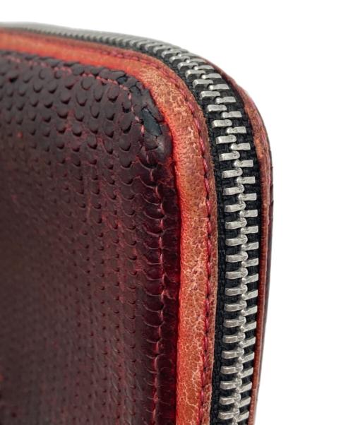 CHROME HEARTS（クロムハーツ）CHROME HEARTS (クロムハーツ) ノベルティ ラウンドジップウォレット ブラウンの古着・服飾アイテム