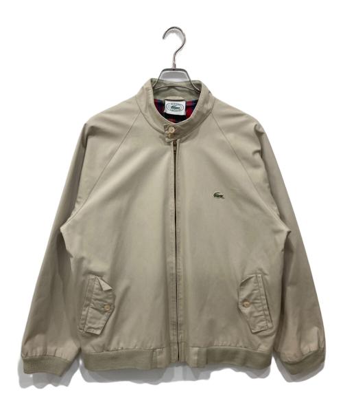 IZOD LACOSTE（アイゾッド ラコステ）IZOD LACOSTE (アイゾッド ラコステ) スイングトップ ベージュ サイズ:Lの古着・服飾アイテム