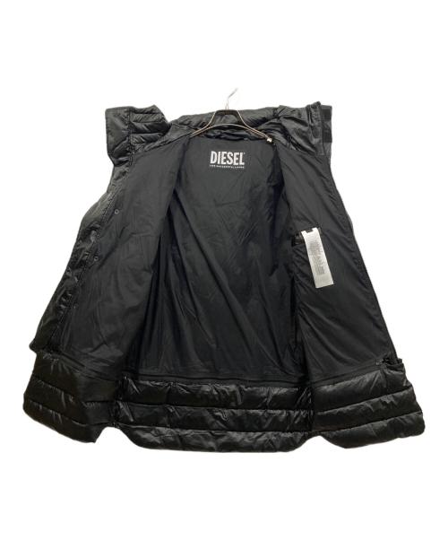 DIESEL（ディーゼル）DIESEL (ディーゼル) キルティングコート ブラック サイズ:Mの古着・服飾アイテム