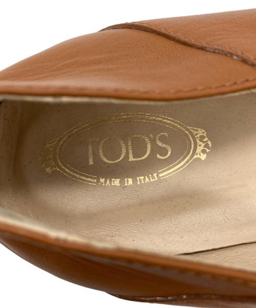 TOD'S（トッズ）TOD'S (トッズ) チェーンビットローファー ベージュ サイズ:38の古着・服飾アイテム