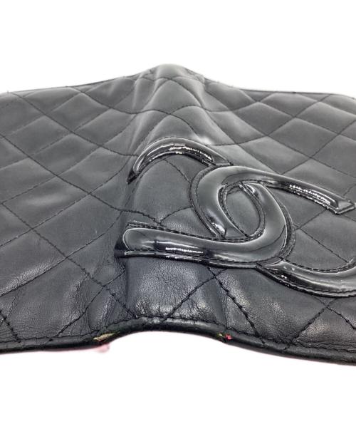 CHANEL（シャネル）CHANEL (シャネル) 二つ折り長財布 ブラックの古着・服飾アイテム