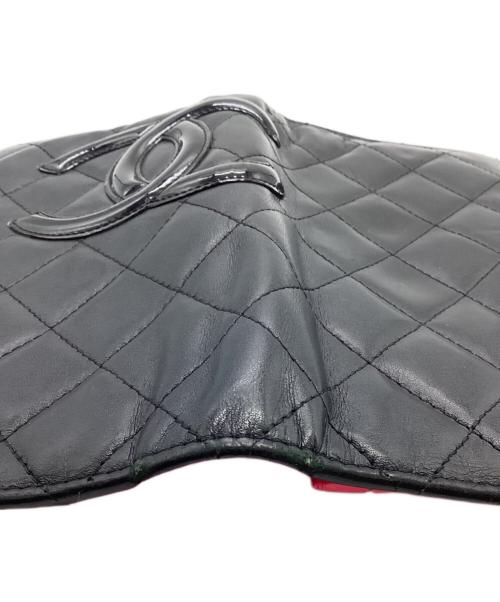 CHANEL（シャネル）CHANEL (シャネル) 二つ折り長財布 ブラックの古着・服飾アイテム