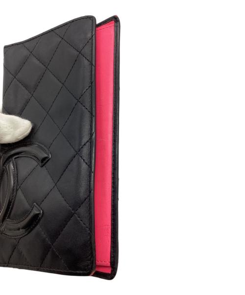 CHANEL（シャネル）CHANEL (シャネル) 二つ折り長財布 ブラックの古着・服飾アイテム