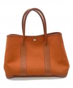 HERMESエルメス）の古着「ガーデンパーティPM ハンドバッグ」｜ブラウン