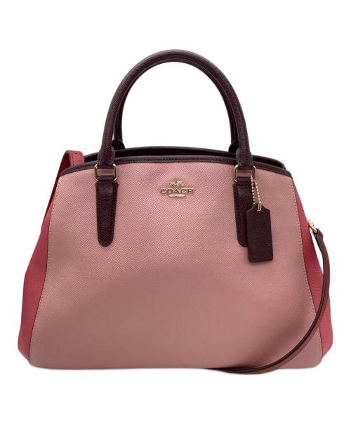 COACH（コーチ）COACH (コーチ) 2WAYバッグ ピンクの古着・服飾アイテム